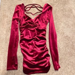 Fashion Nova velvet mini dress